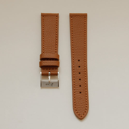 GRAINED CALF STRAP | COGNAC